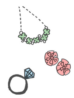 イラスト：vintageJewerly